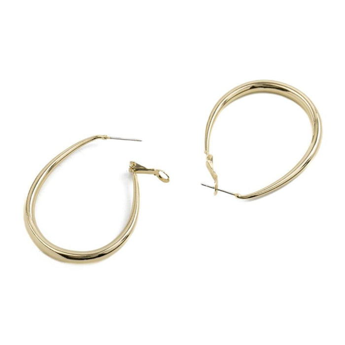 Pendientes Lux by Lux acabadoss en oro amarillo de 18k