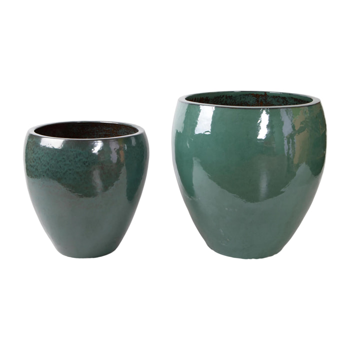 Set 2 vasi - Colore Blue - 68xH68x68cm - Bianchi Dino