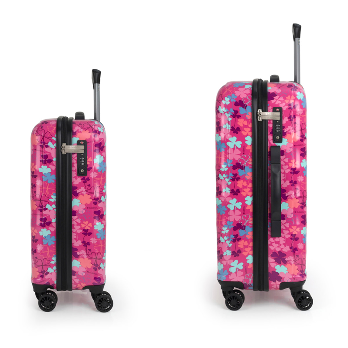 Set de maleta cabina y mediana Gabol CLOVER