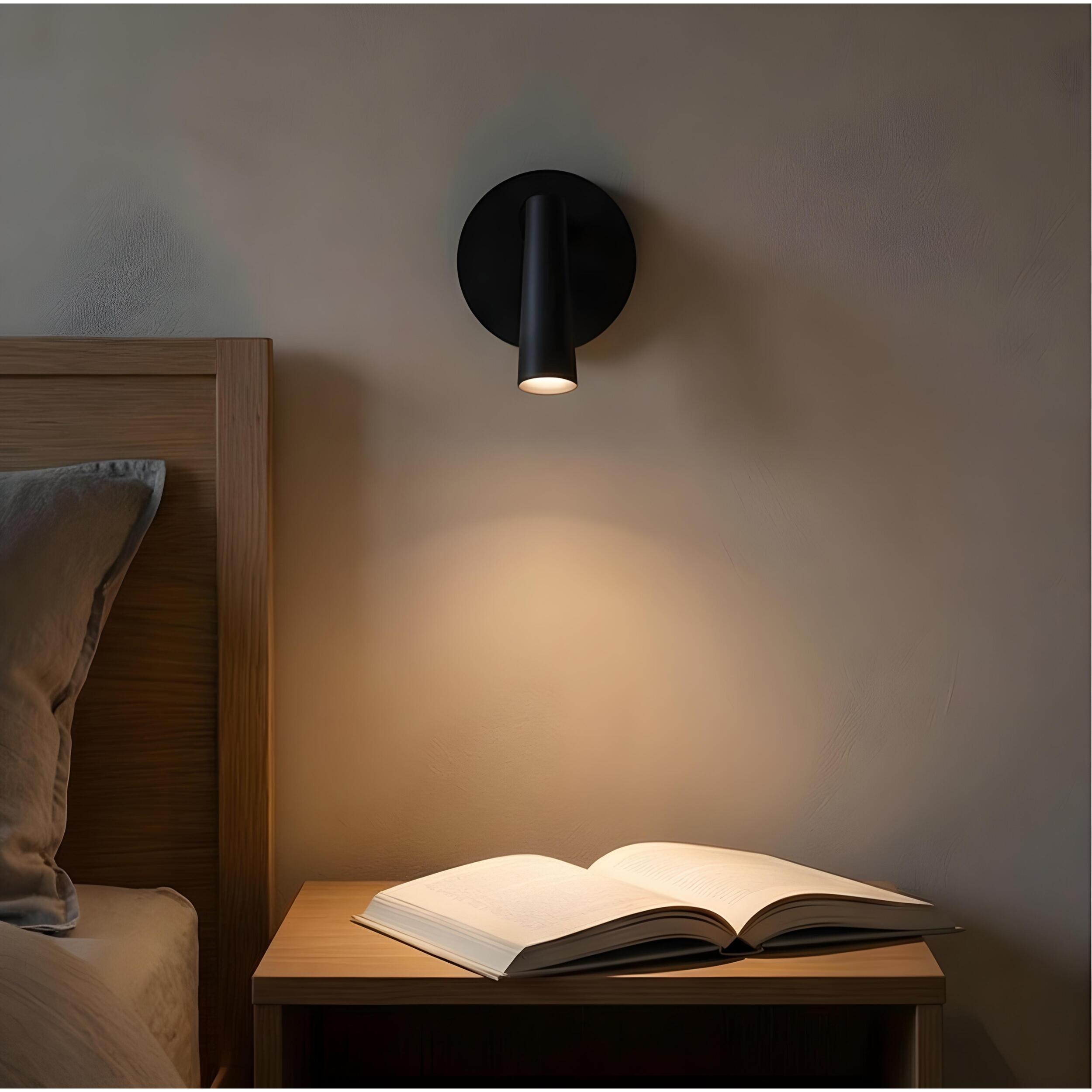 LEDS C4 Luz de lectura gamma mix&match round led 2.2w 2700k gris urbano 137lm