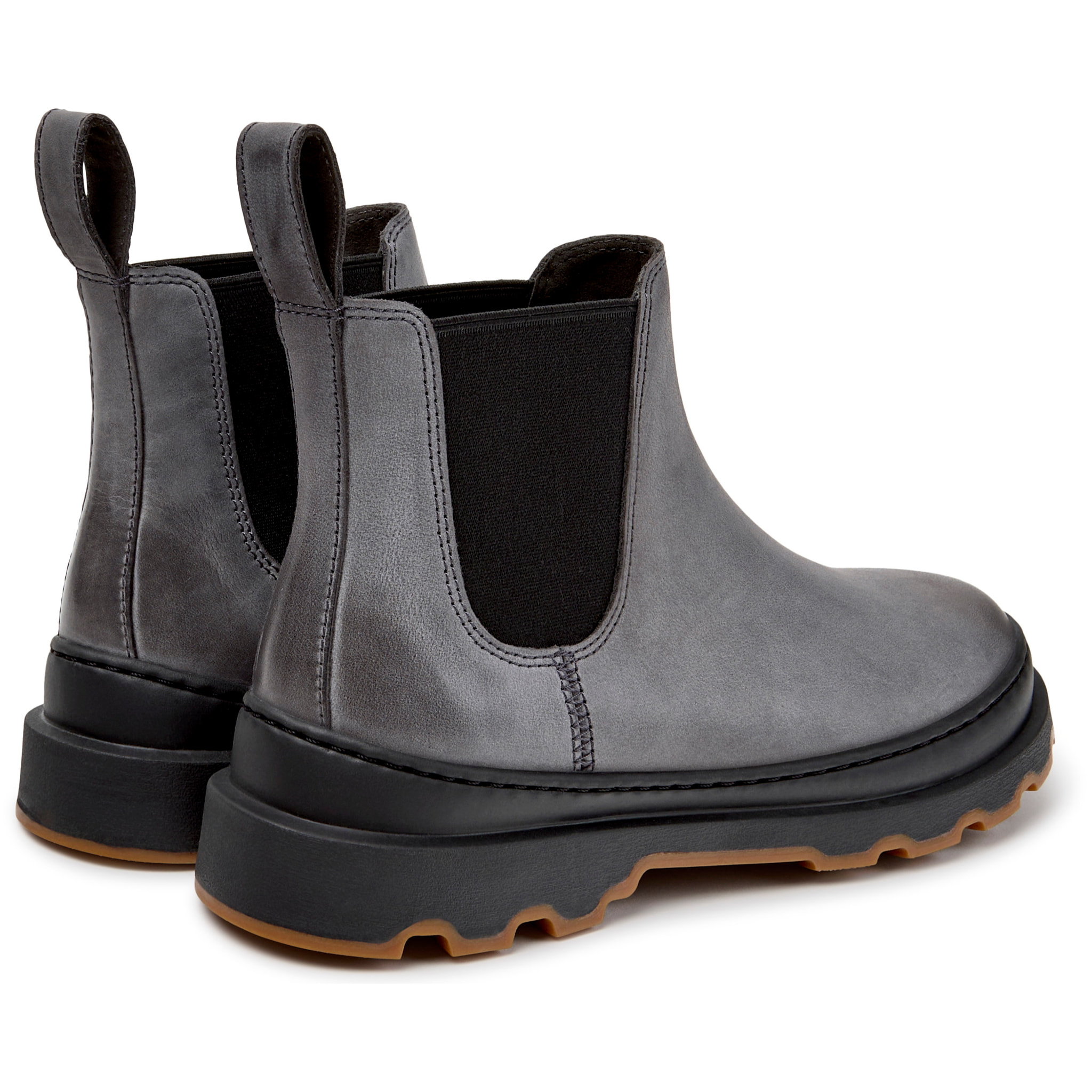 Botines - CAMPER Brutus+ - Gris - Piel lisa