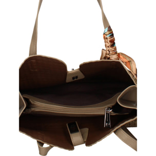 Borsa a mano da donna - Modello Edera Pro - Pelle vegana PU - 35.0 x 27.0 x 12.0 cm