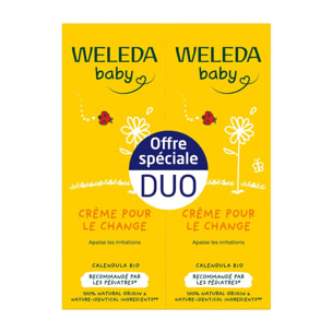 WELEDA - Duo Crème pour le Change Calendula - 2x75 ml