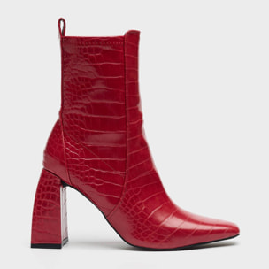 Botas de tacón  -  Pierre   - Rojo - 9.5 cm