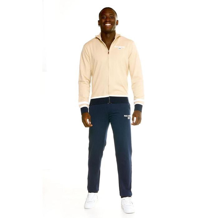 Chándal retro de hombre Leone con cremallera completa