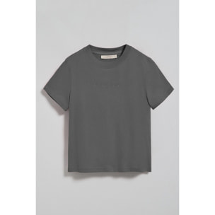 Camiseta Tori color asfalto con logo Minimal Combo Polo Club