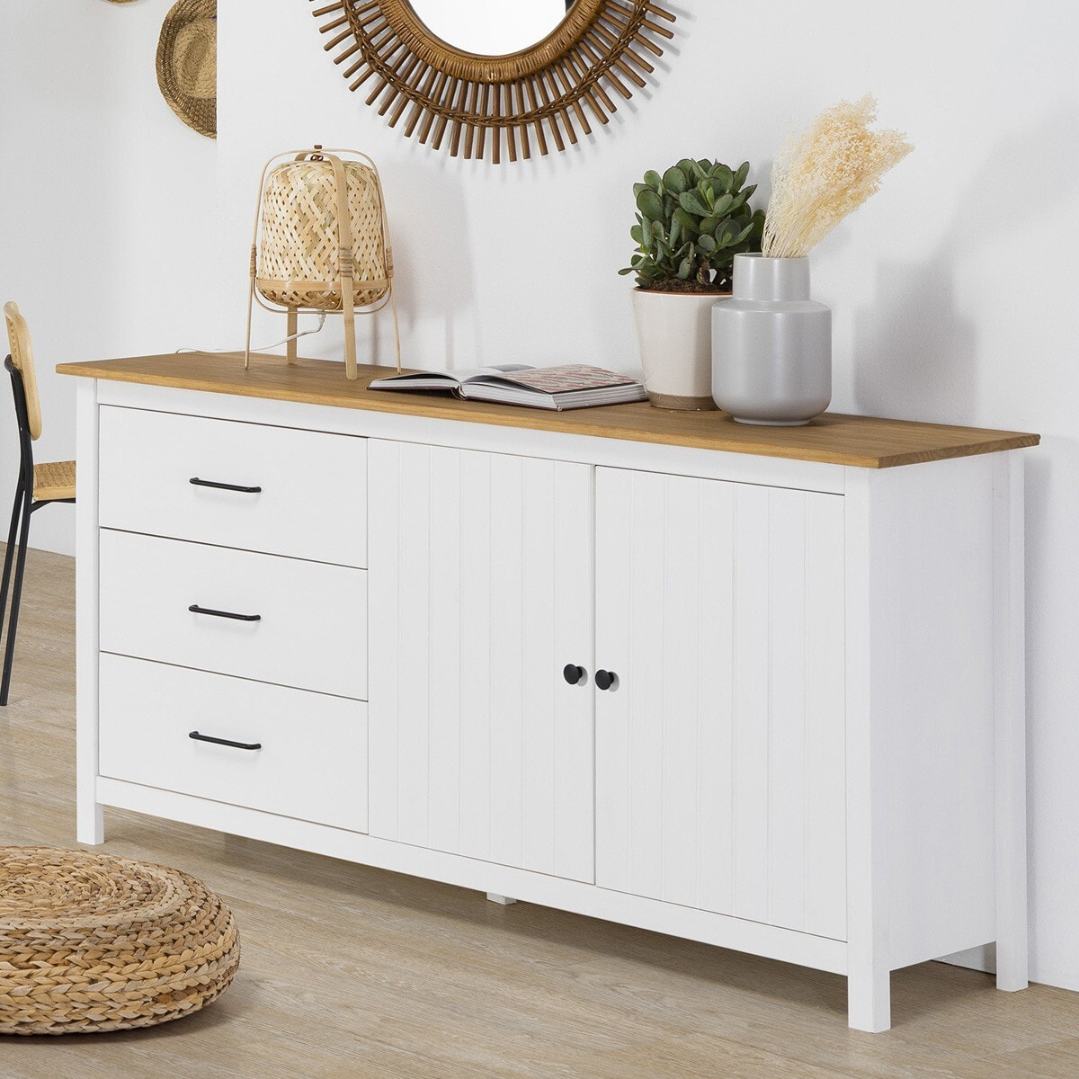 Buffet 2 portes et 3 tiroirs - IDA
