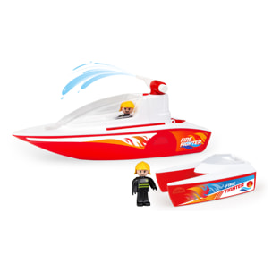 BOAZZ Fireboat with Boaties Fireboat, open box