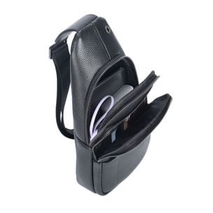 Marsupio  da uomo In Vera pelle Made in Italy 18x33x7 cm