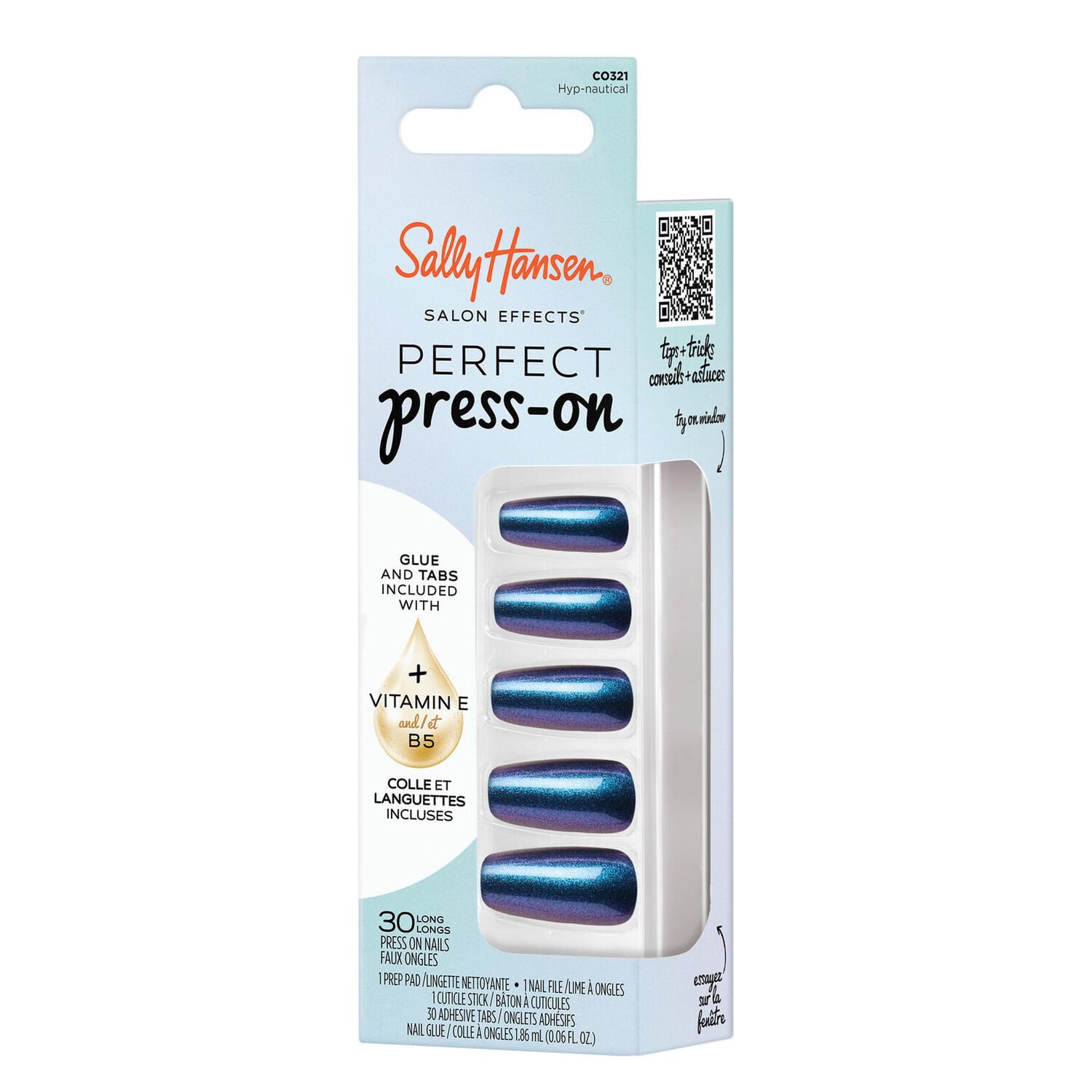 Salon Effects Perfect Press-On - Faux Ongles Press-On
