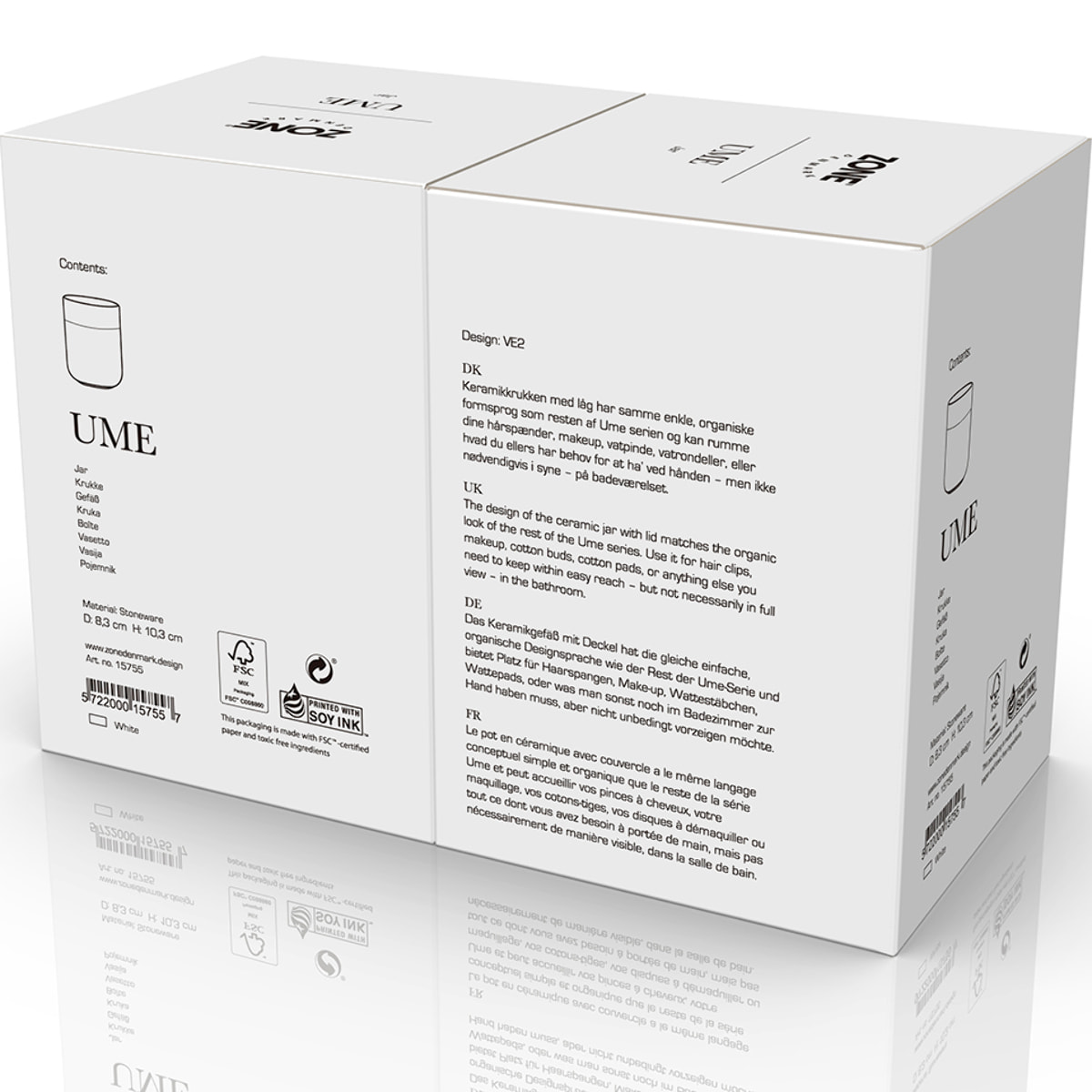 Pot avec couvercle Ume