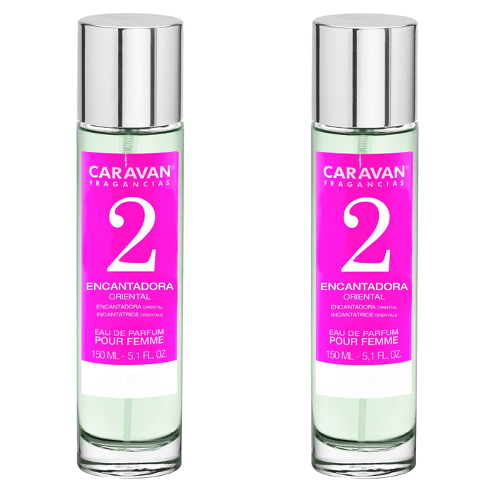 Caravan fragancias set de 2 frascos perfume de mujer nº2, de 150 ml