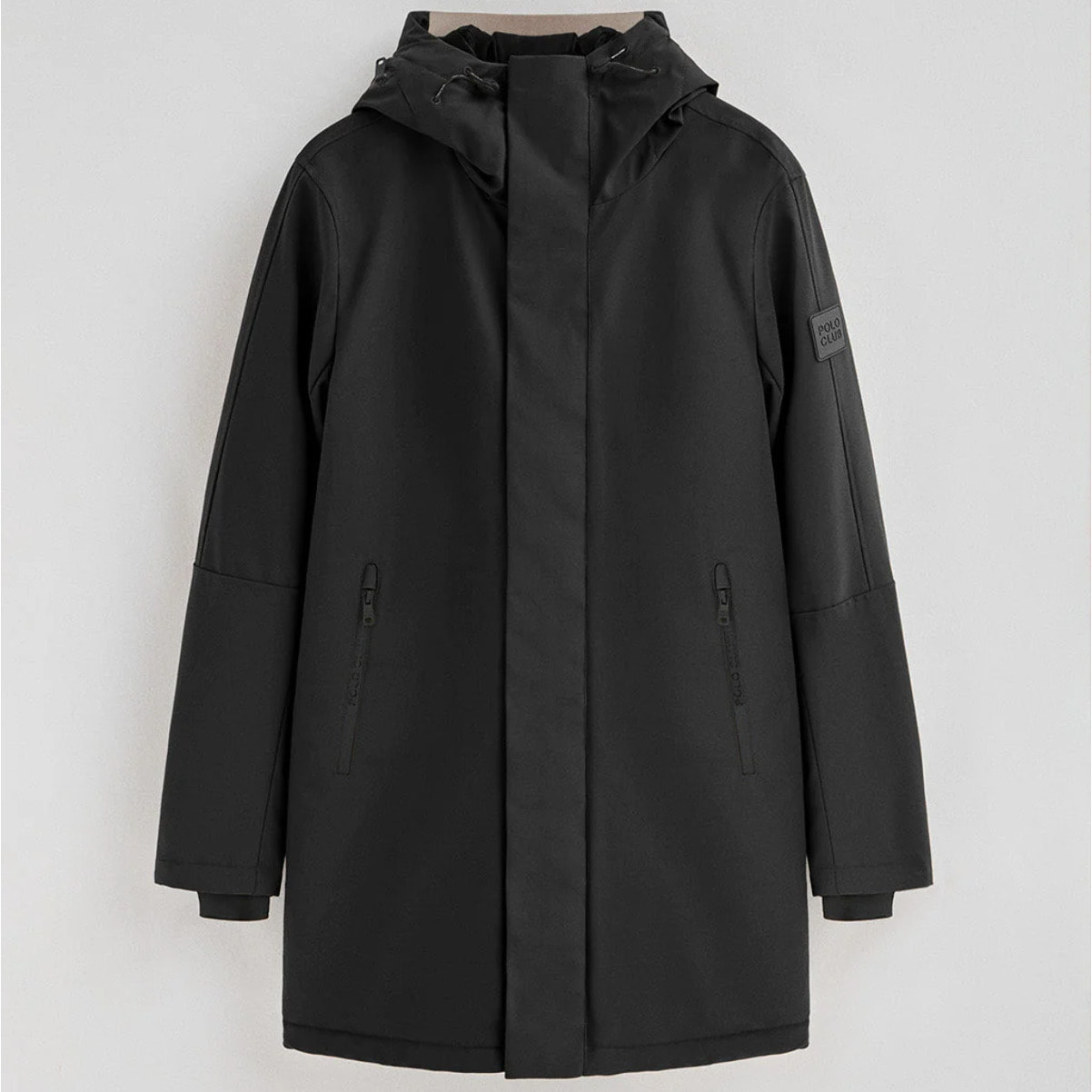 Chaqueta Voguel negra con logo Polo Club