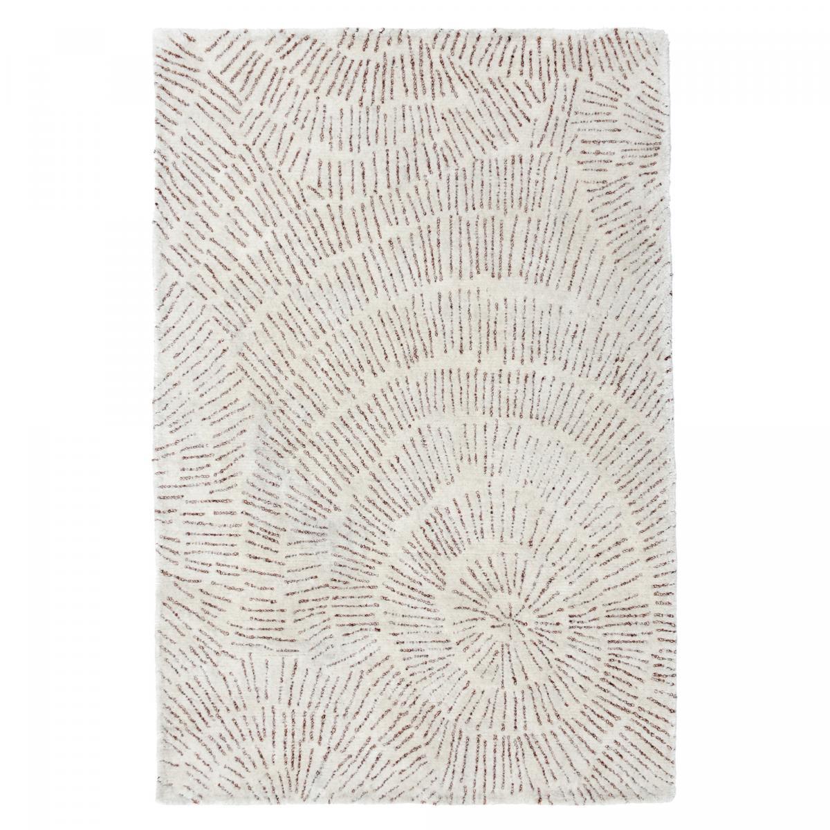 Tapis salon et chambre fait à la main en laine motif faux uni