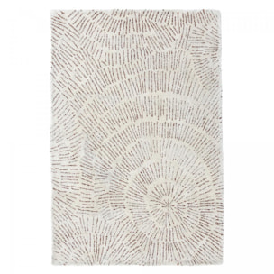 Tapis salon et chambre fait à la main en laine motif faux uni