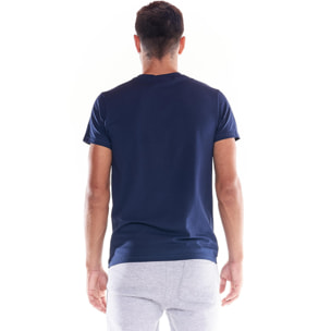 Camiseta de hombre Work Leisure con logo en el hombro