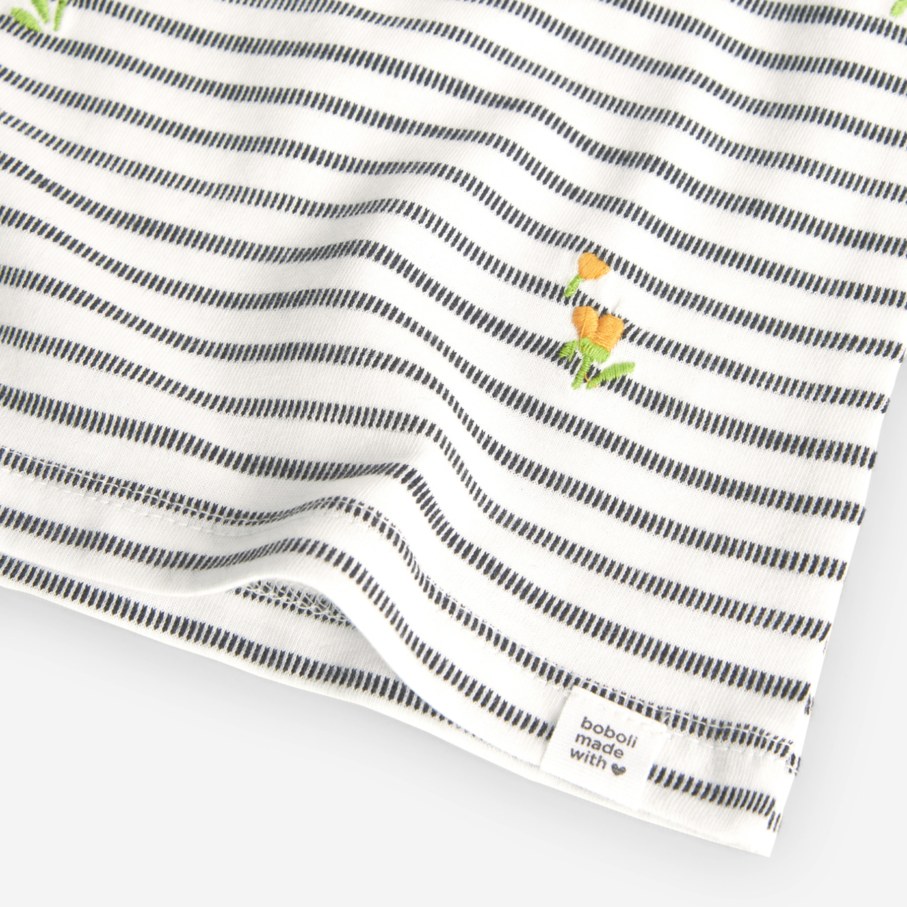 Camiseta punto listada de niña -BCI