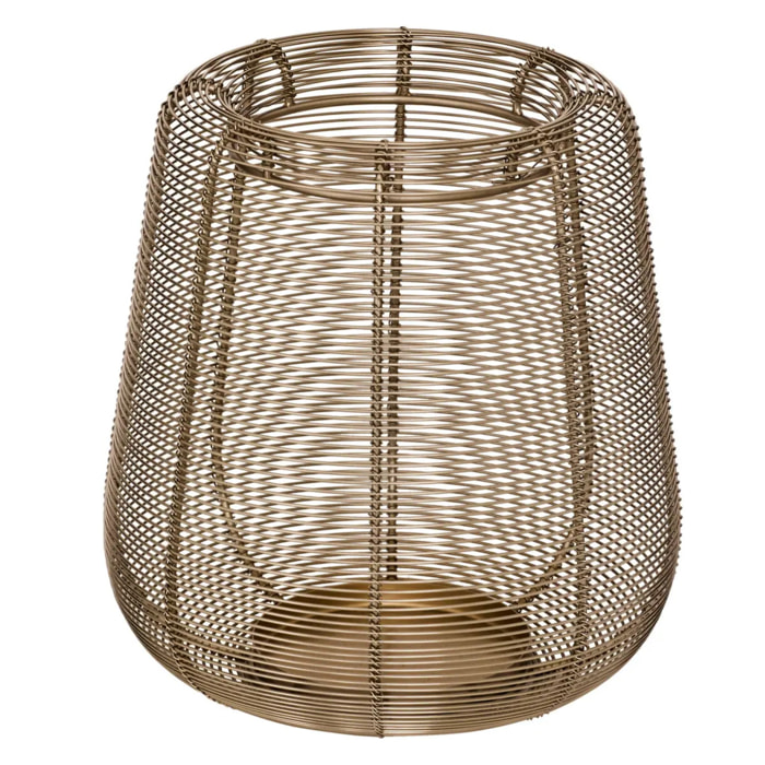 Lanterne doré 22x22cm