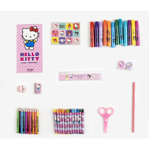 Set Papelería Coloreable Maletín Hello Kitty