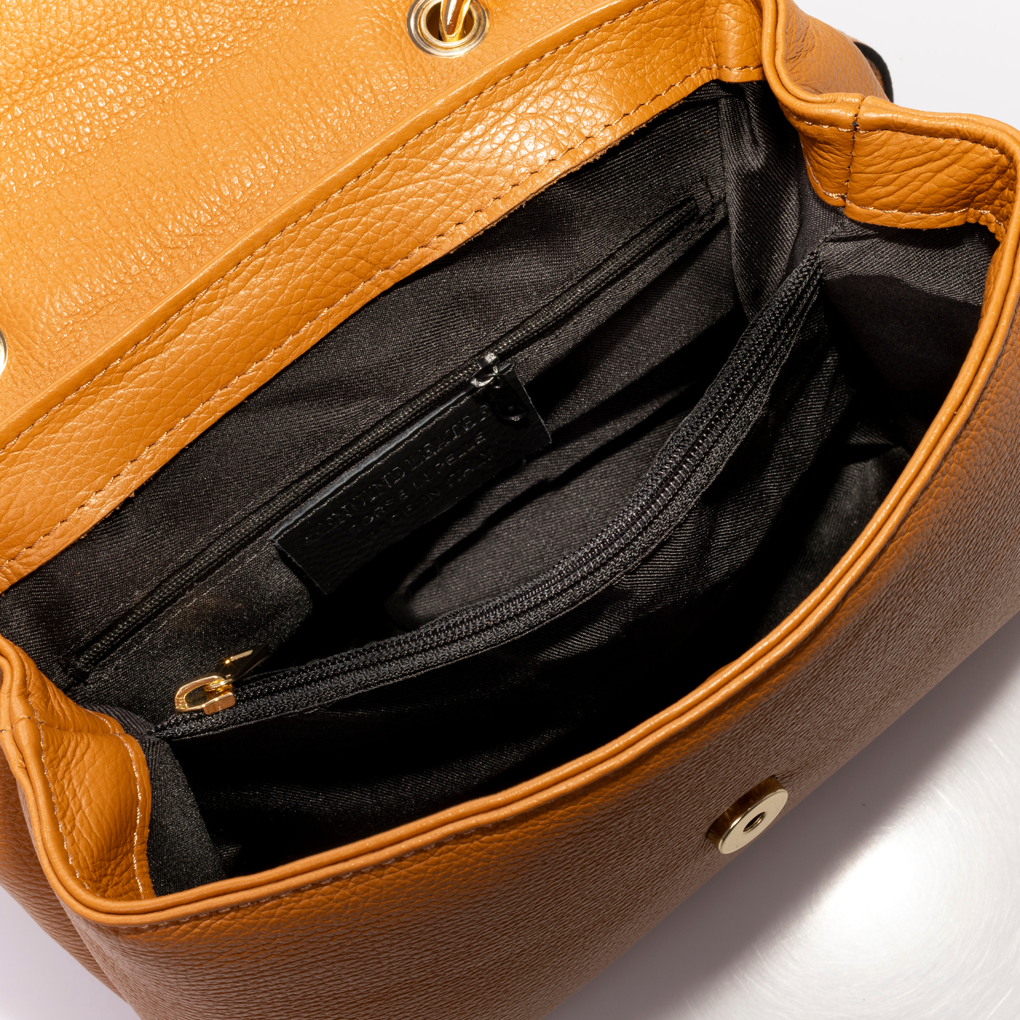 Borsa a tracolla Aramengo donna. Vera pelle Dollaro.