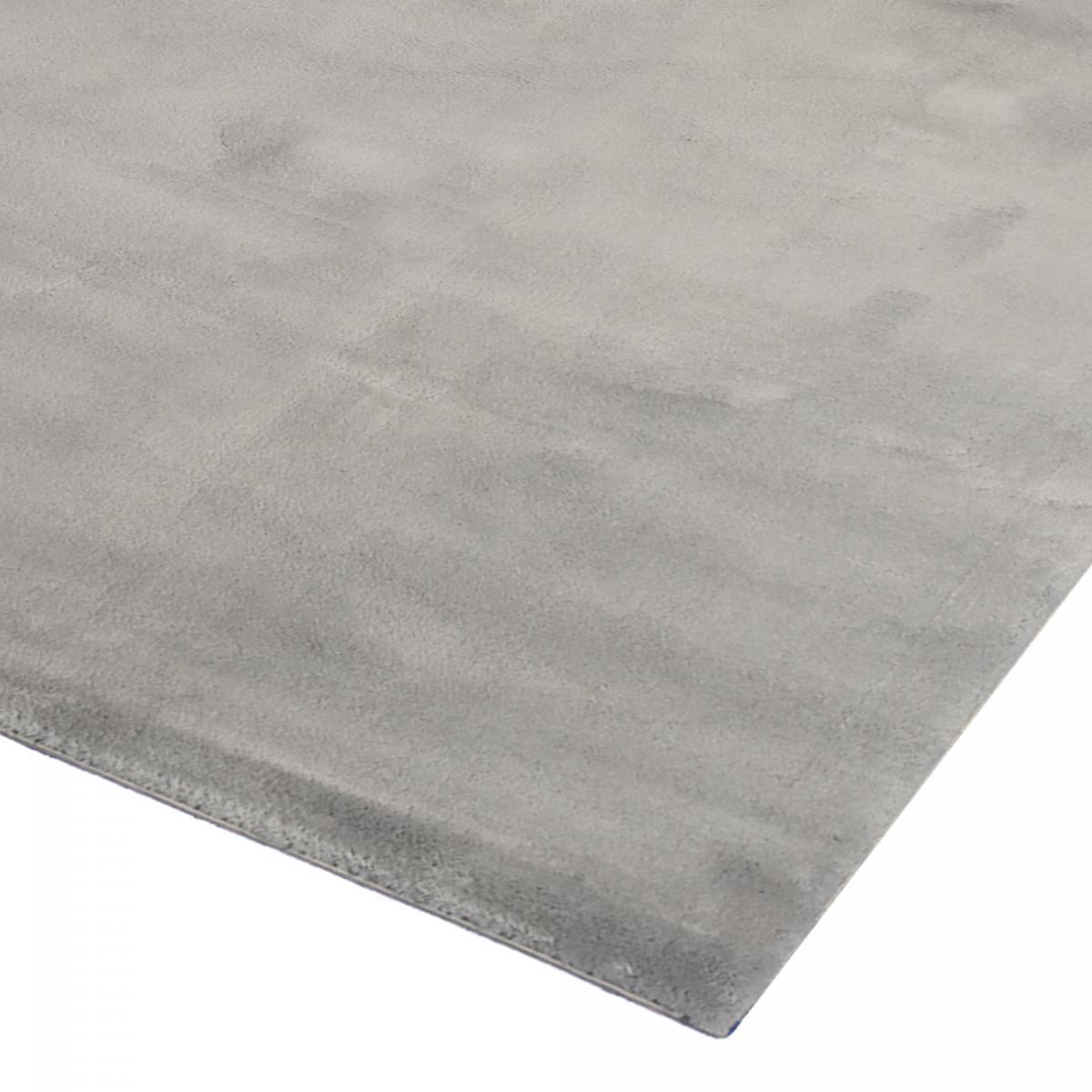 Tapis salon MITA, soft et soyeux, tapis uni à l'aspect Shaggy