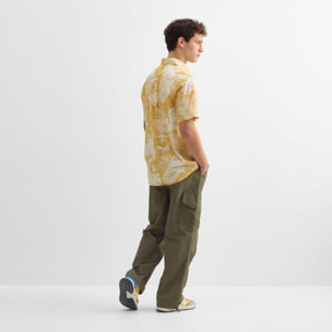 Camisa MUNICH Guayaba streetwear de algodón-spandex estampado