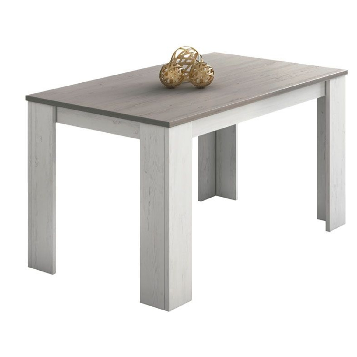 Mesa de comedor Berta 140 Andersen Pino - Gris