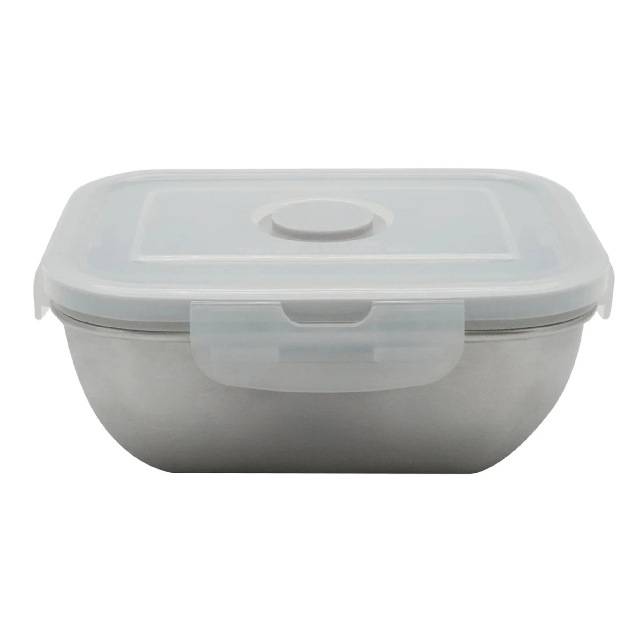 Lunch box inox 400 ml allant au microonde avec couvercle Fackelmann