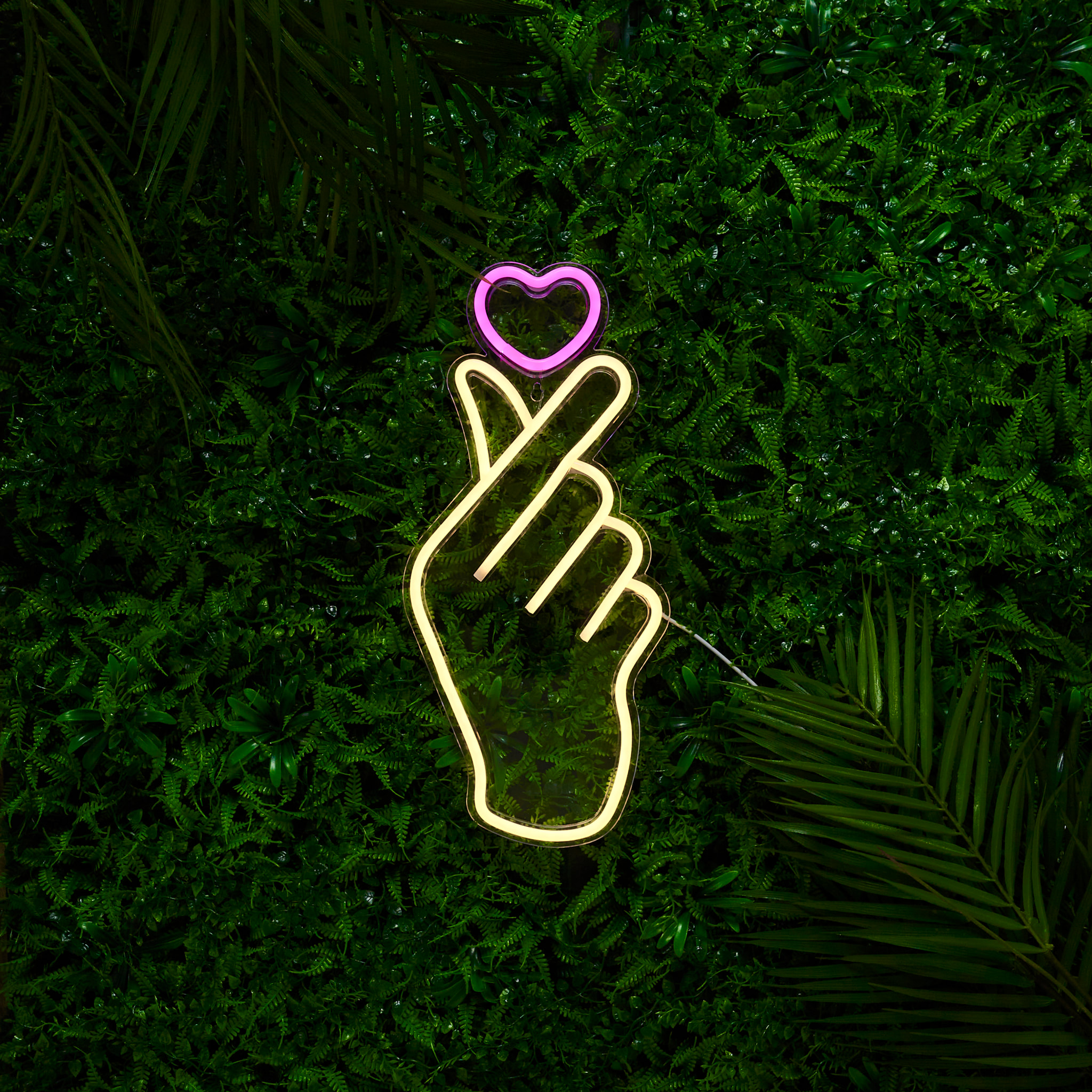 Lampe Led Effet Neon Signe Cœur Effet Usb
