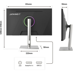 Ecran PC Gamer JAPANNEXT JN-IPS27G300Q-H 27" WQHD 300Hz IPS HDR10 AMD FreeSync
