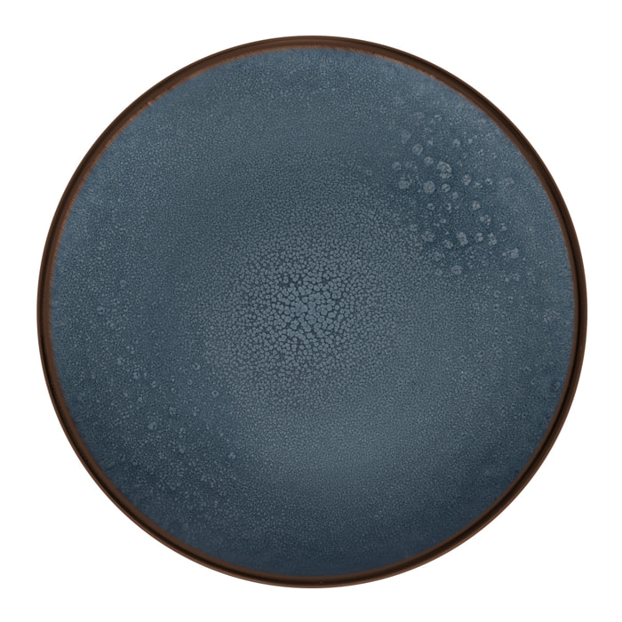 Tara Indigo - 6 assiettes plates