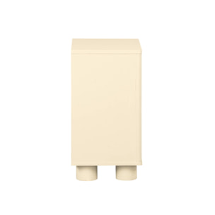 Table de chevet décor bois 1 porte réversible PONDI