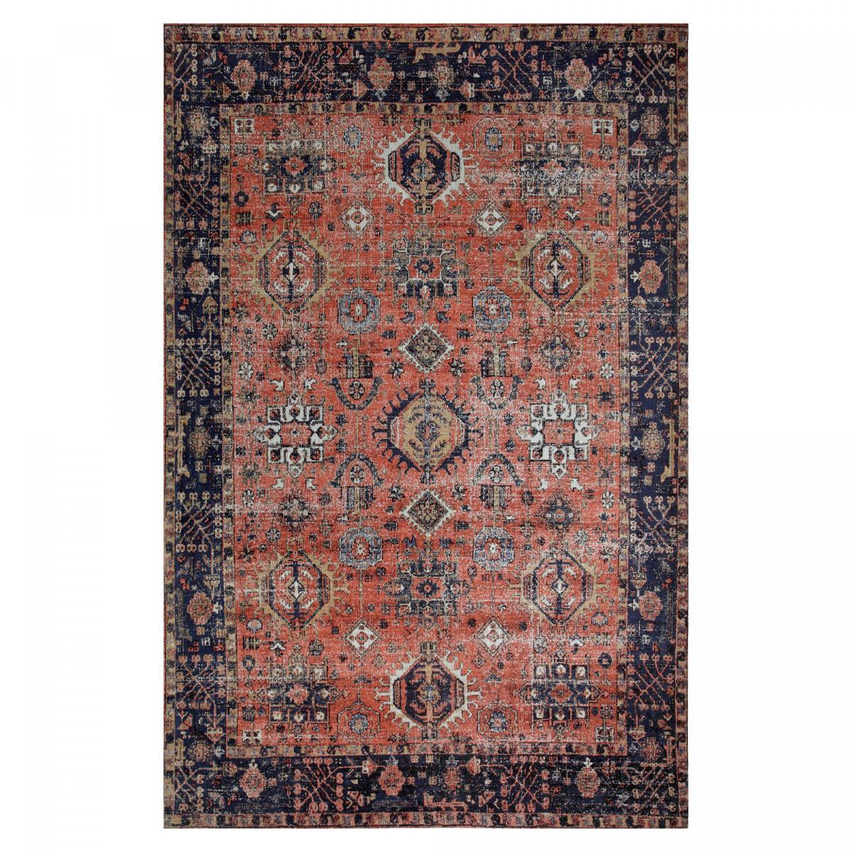 Tapis Orient 200x280 NOMEDI Rouge , tapis en coton