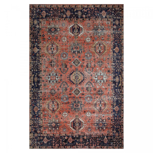 Tapis Orient 200x280 NOMEDI Rouge , tapis en coton