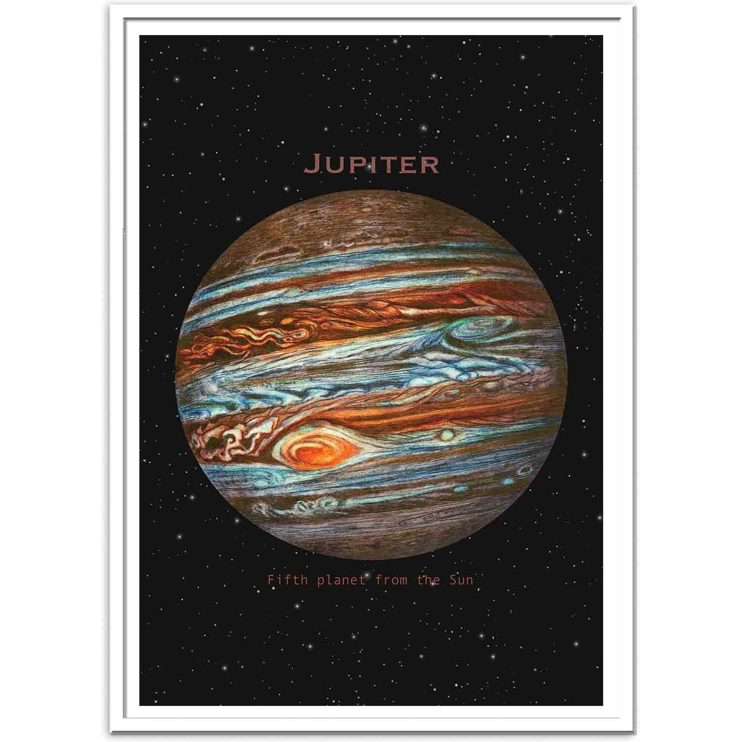 Affiche - Jupiter - Terry Fan