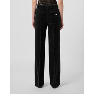 PHILIPP PLEIN Pantaloni dal taglio dritto GLITTER