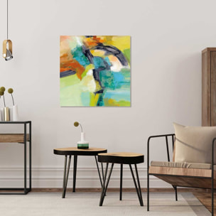 Tableau arc en ciel sur l'asphalte Toile imprimée