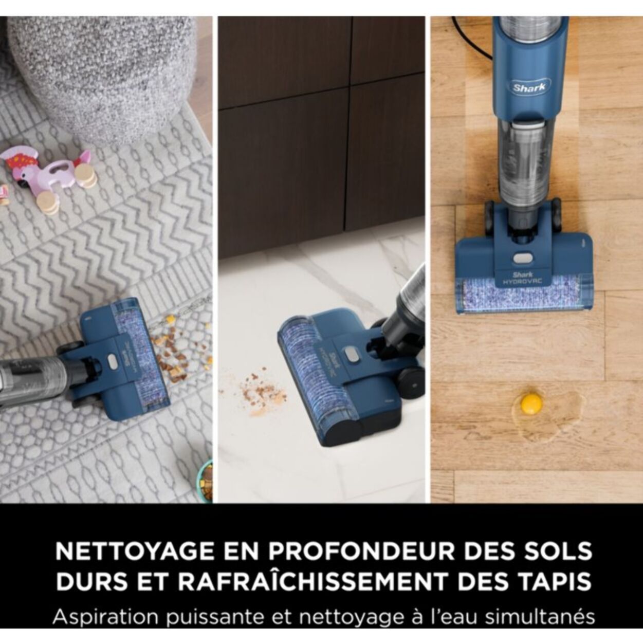 Aspirateur laveur SHARK avec fil Hydrovac WD100EU