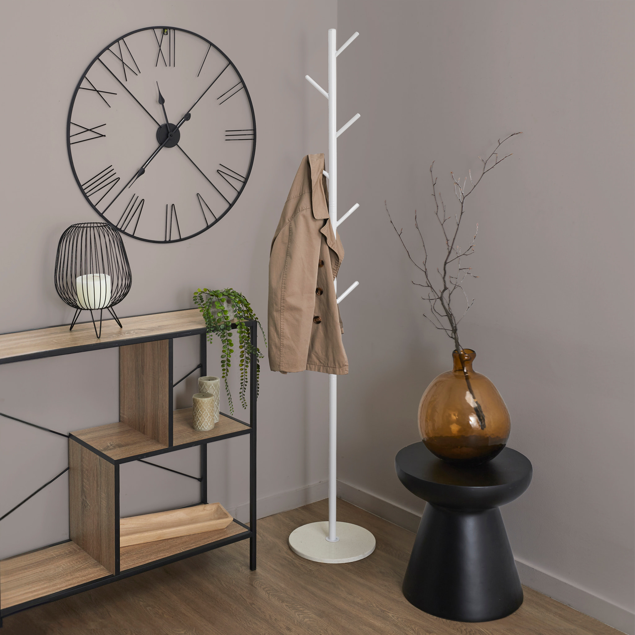 Porte Manteau Loka Blanc