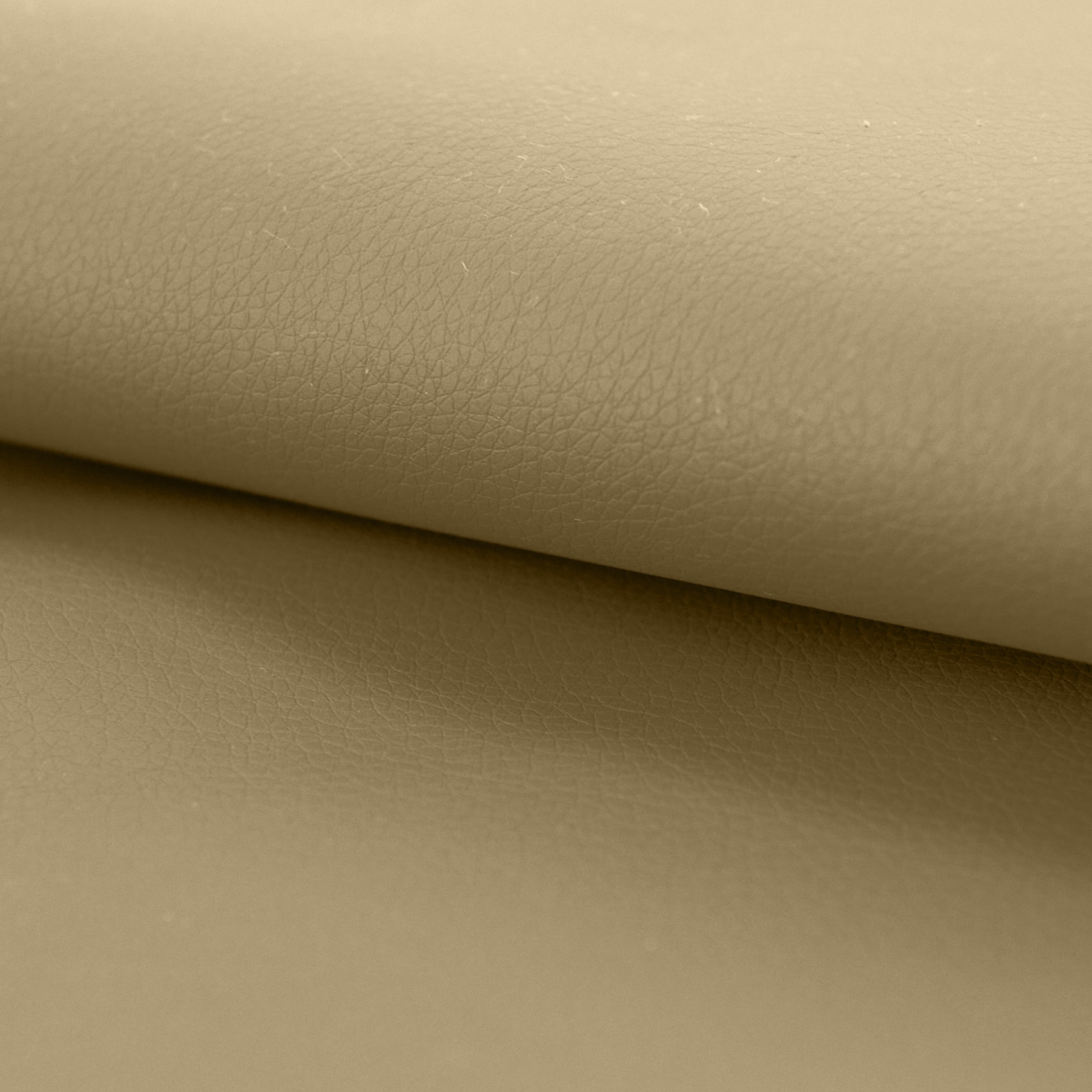 Tissu uni en simili cuir élégant - Sable