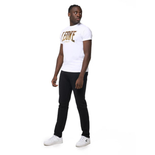 T-shirt a maniche corte da uomo logo oro Leone New Gold