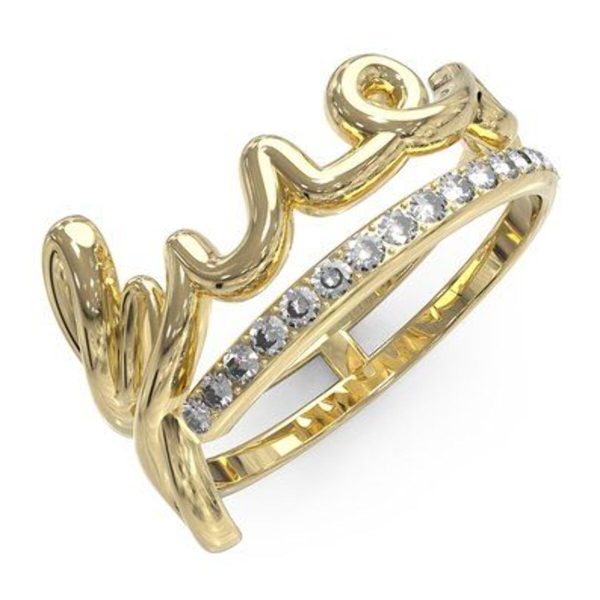 Anillo Guess Mujer JUBR03315JWYG52