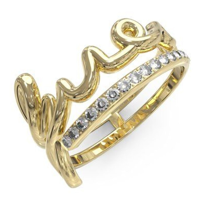 Anillo Guess Mujer JUBR03315JWYG52