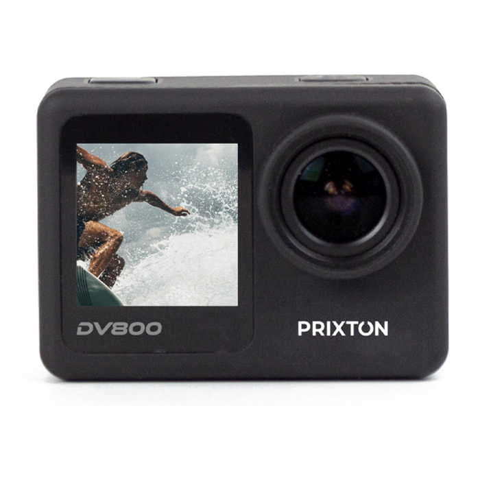 PRIXTON Cámara deportiva DV800 Dual Screen - 5K