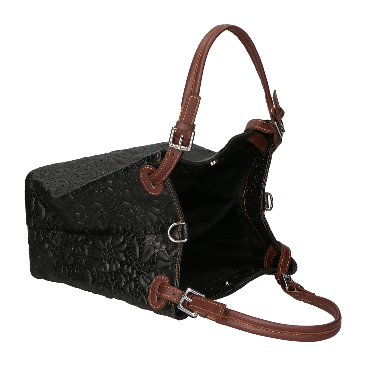 Borsa a mano da Donna Elenia in Vera Pelle Made in Italy 29x33x16 cm