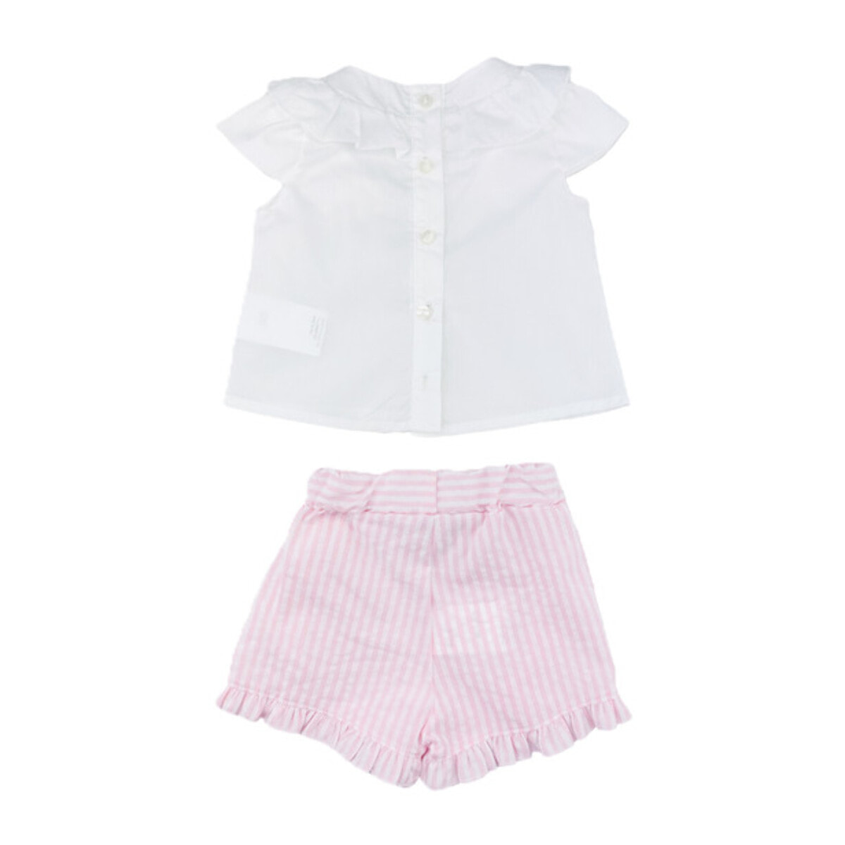 COMPLETO 2PZ RIGHE ROSA