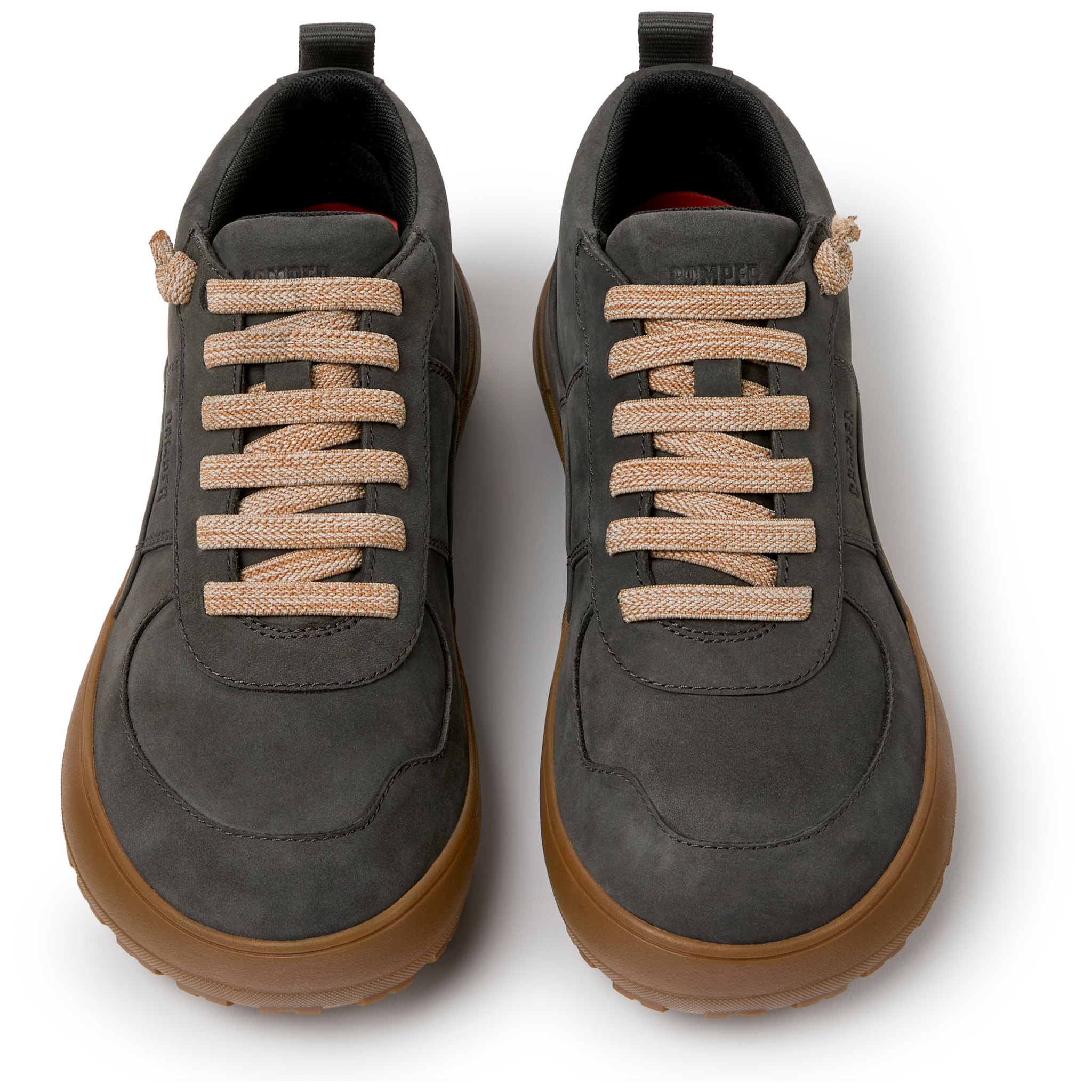 Sneaker-Bootie - CAMPER Peu Serra - Gris - Piel nobuk
