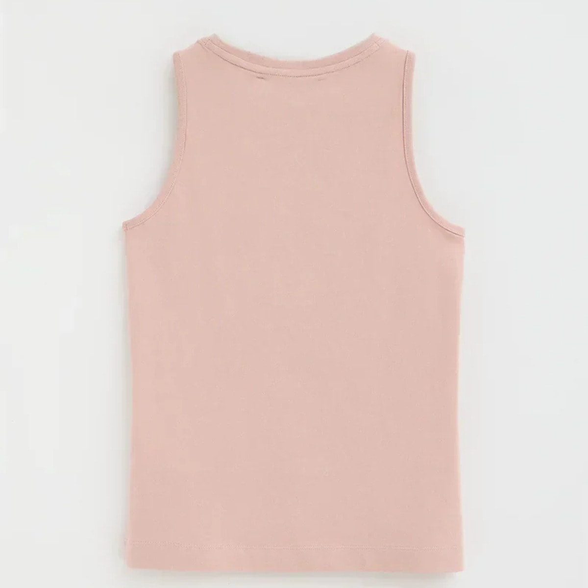 Pack mujer de tres camisetas sin mangas azul marino, blanca y rosa palo de corte slim con bordado Rigby Go