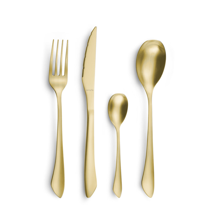 Intuition - Set di posate da 16 pezzi - Champagne