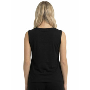 Camiseta sin mangas elegante para mujer